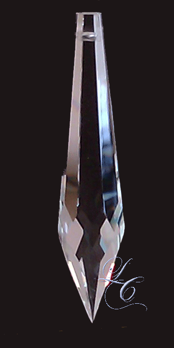 Clear Crystal Drop 63mm - Click Image to Close