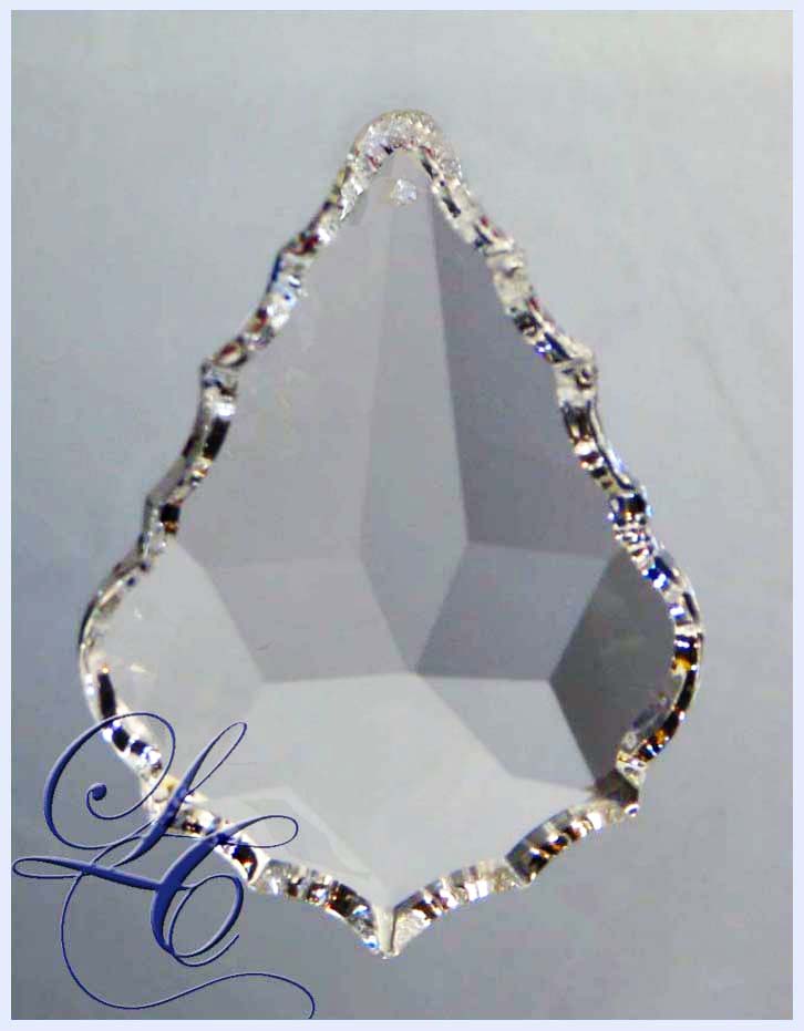 Clear French Cut Crystal 1.5" - Click Image to Close