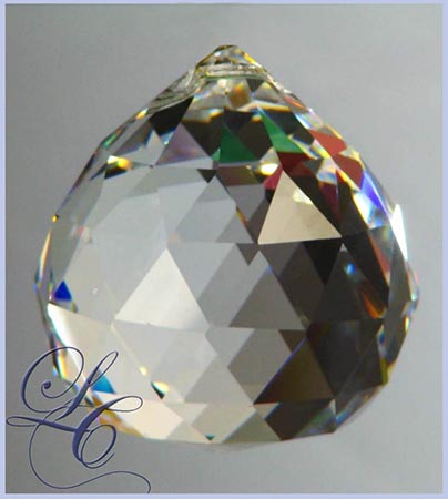 Boule en crystal 3 cm - Click Image to Close