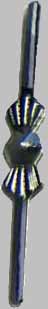 50 X Bow Tie Chrome 3 x 25 mm - Click Image to Close