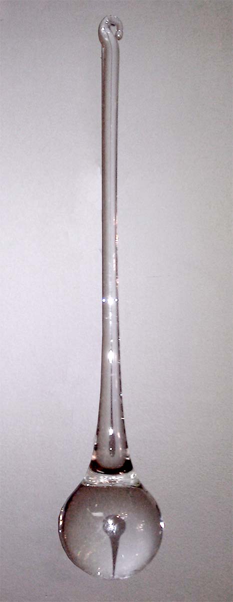 Clear Long Tear Drop 255 mm - Click Image to Close