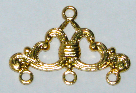 Gold Tone Hanger - Click Image to Close