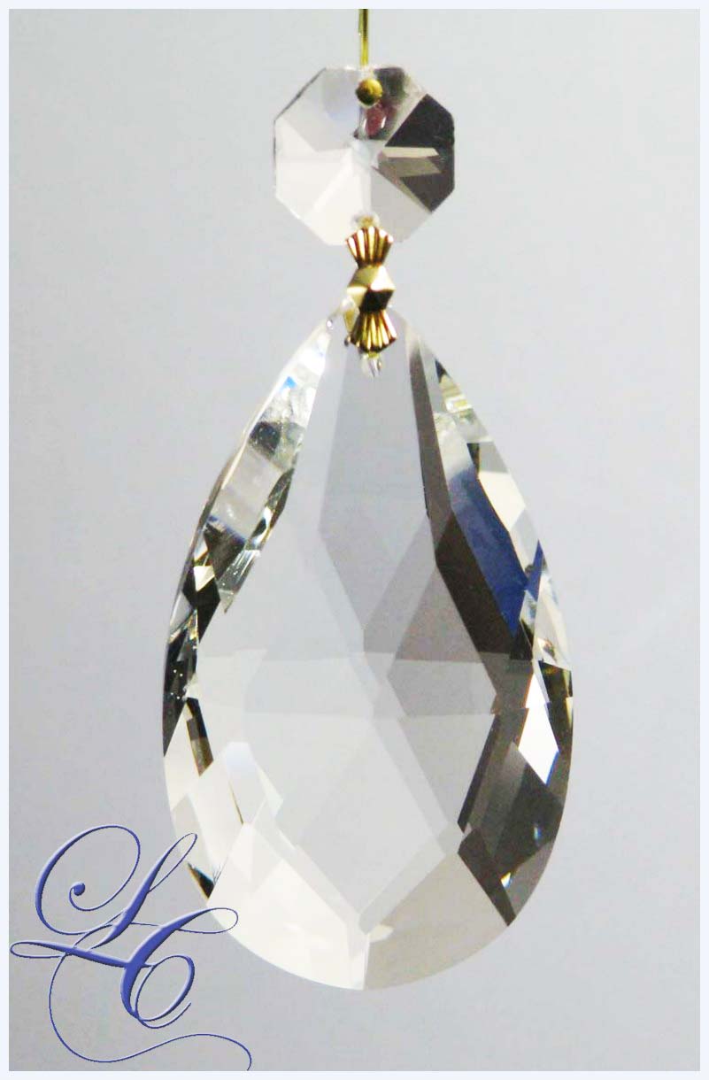 Cristal Pearshape 3" avec octagone