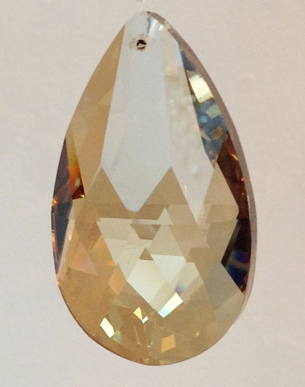 Coniac Crystal Drop Pearshape 2.5" - Click Image to Close