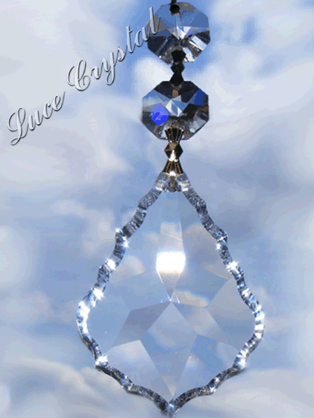 2" French Cut Crystal M 28 - Click Image to Close