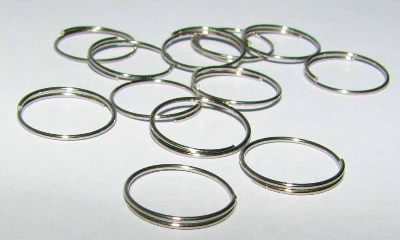 45 x Chrome Ring 10 mm