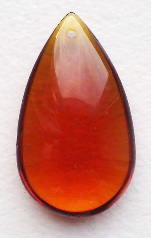 Smooth Topaz Almond 2"