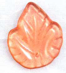 Koala Shape Pinky Glass Leaf - Click Image to Close